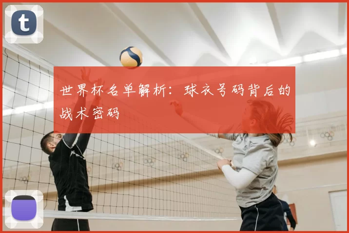 世界杯名单解析：球衣号码背后的战术密码
