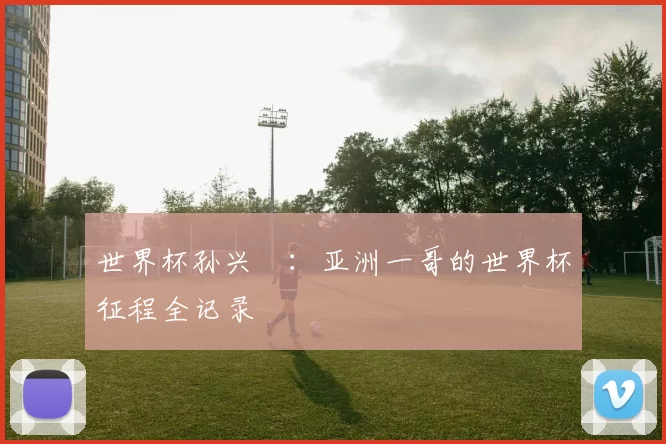 世界杯孙兴慜：亚洲一哥的世界杯征程全记录