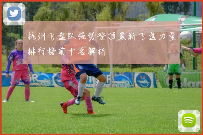 杭州飞盘队强势登顶最新飞盘力量排行榜前十名解析
